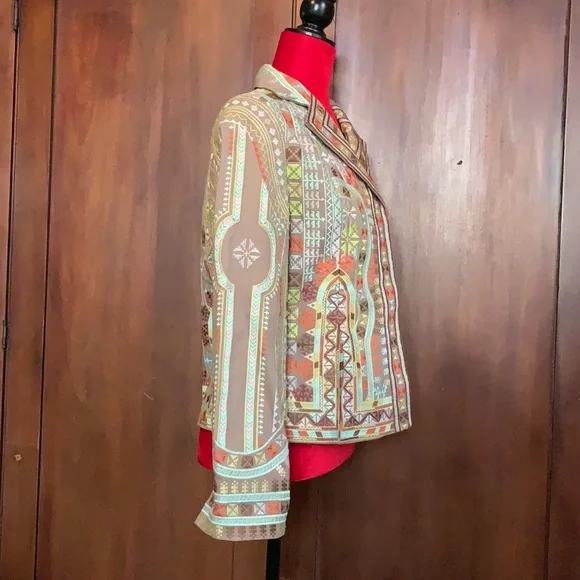 Southwestern Embroidered Jacket 8P - Picture 5 of 11
